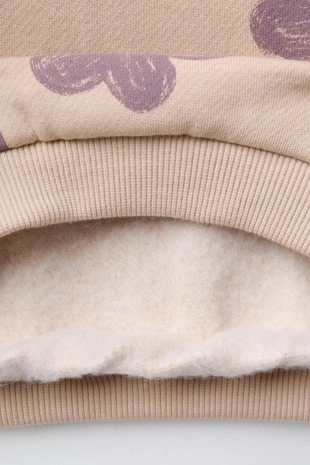 Комплект из толстовки и легинсов с принтом