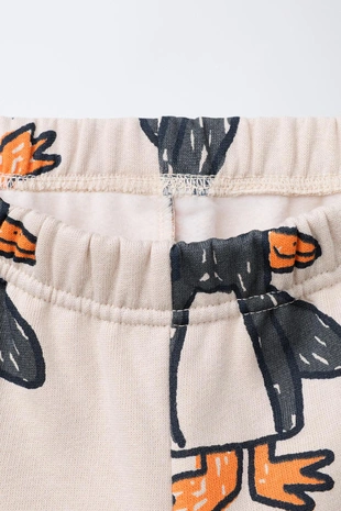 Oyster-white | 7878/605/251 - Zara Комплект джоггинговый с пингвинами