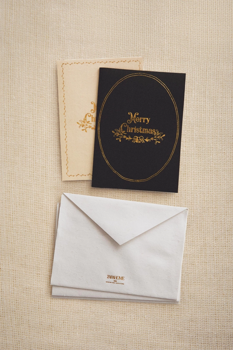 Набор открыток в виде книги на тему рождества (набор из 4 шт)