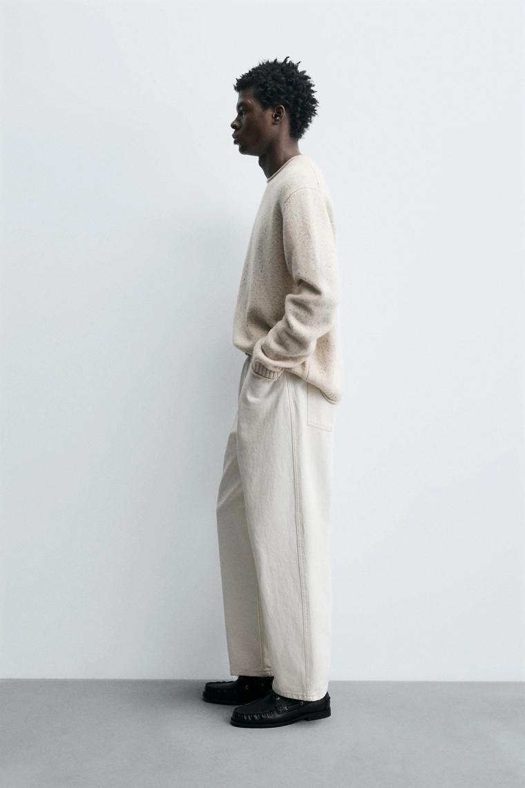 Пуловер из шерстяной смеси с пуговицами