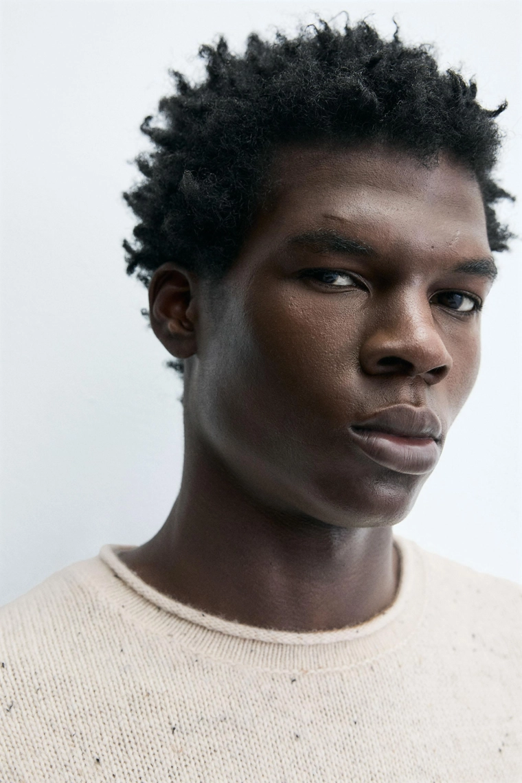 Пуловер из шерстяной смеси с пуговицами