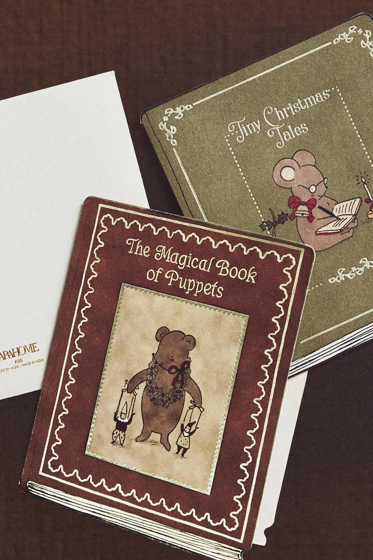 Набор детских рождественских открыток с животными (набор из 2)