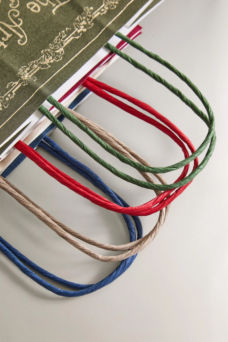 Набор маленьких рождественских книжных сумок (набор из 4)