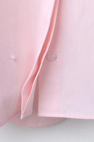 Рубашка из поплина с бантом и бусинами- Заказать в России