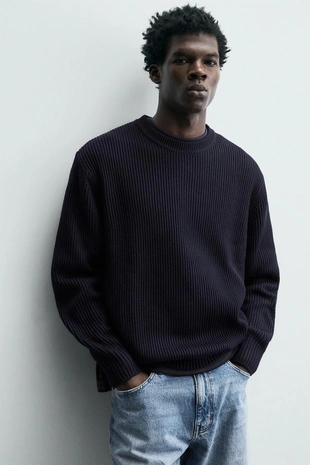 Жемчужный вязаный джемпер- Заказать в России