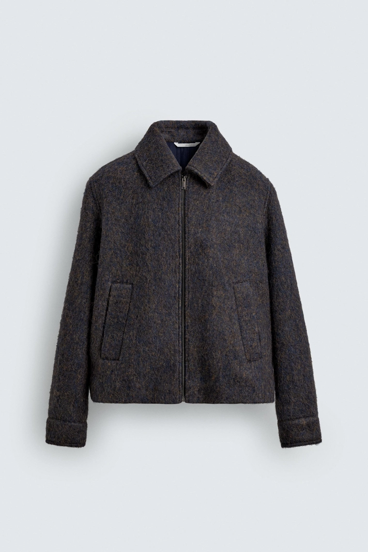 Укороченный текстильный овершерт