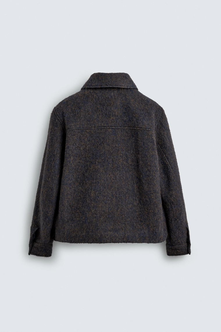 Укороченный текстильный овершерт