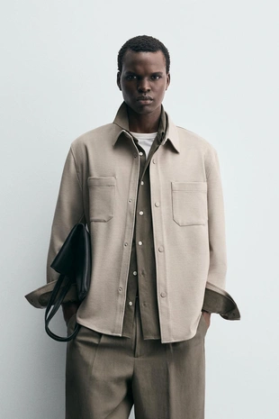 Трикотажная куртка-рубашка M.T. BA. M/L- Заказать в России