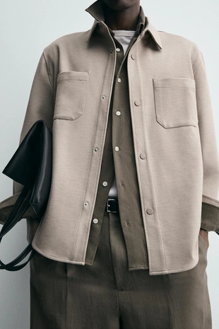 Трикотажная куртка-рубашка M.T. BA. M/L- Заказать в России