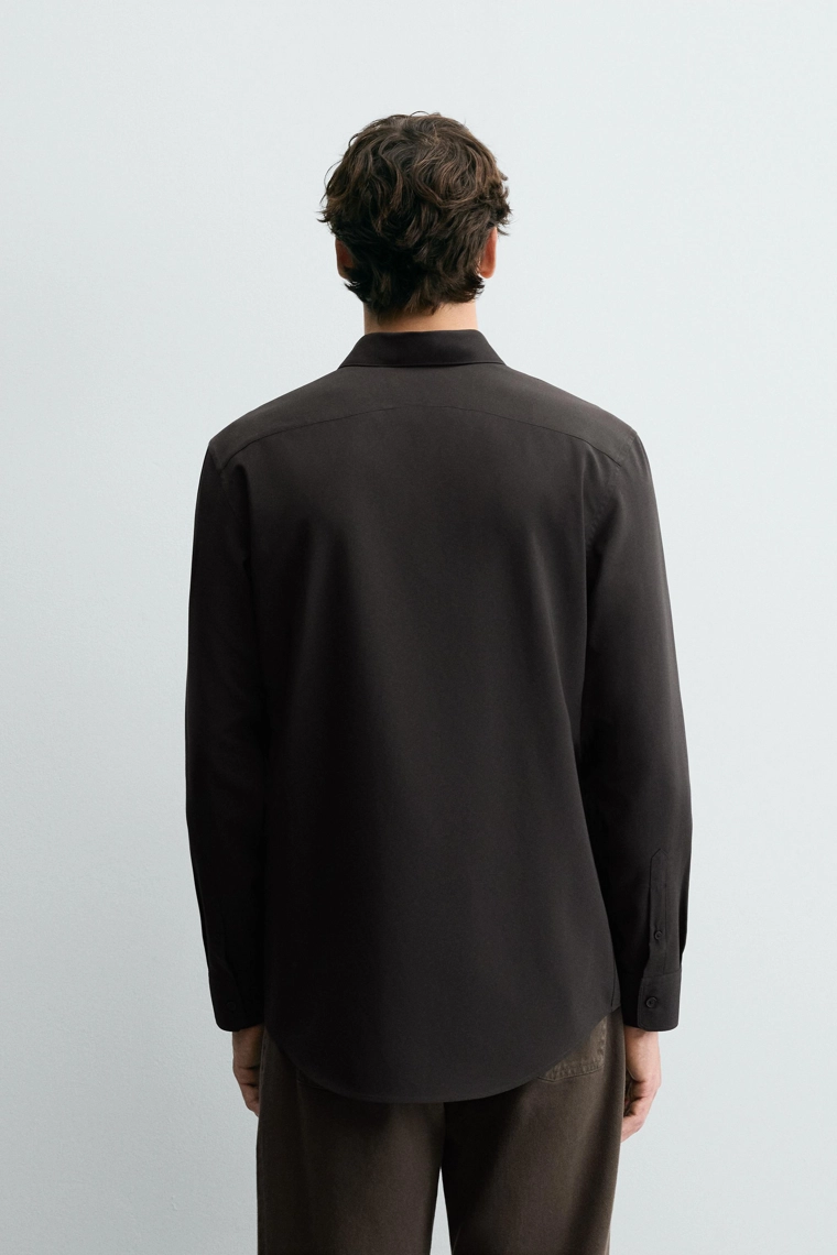 Рубашка с узким кроем