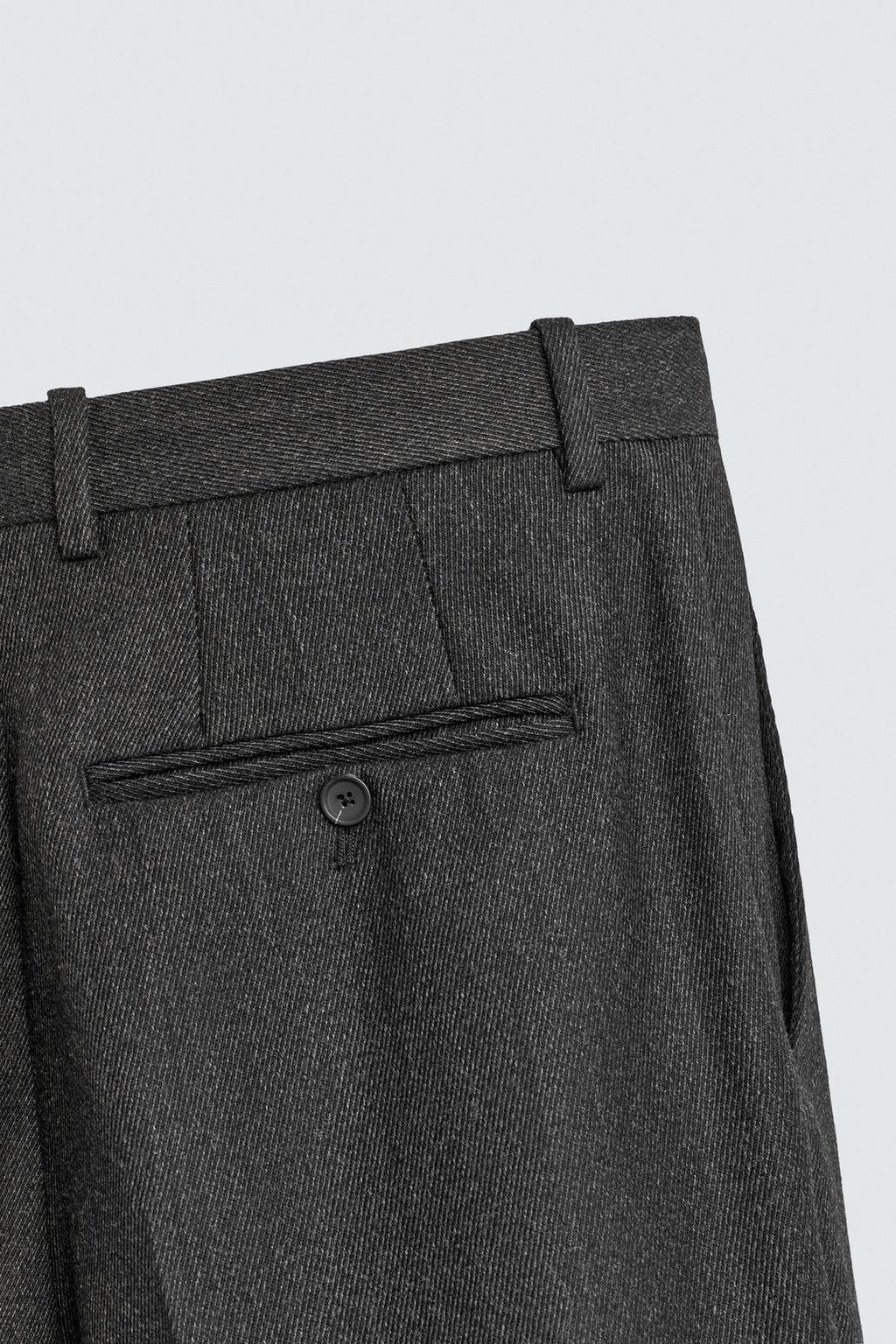 БРЮКИ ИЗ 100% ШЕРСТИ