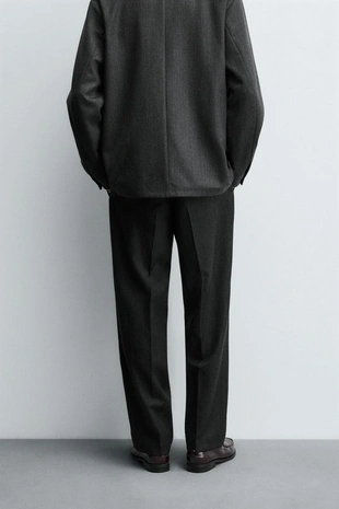 Брюки из 100% шерсти- Заказать в России