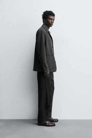 Брюки из 100% шерсти- Заказать в России