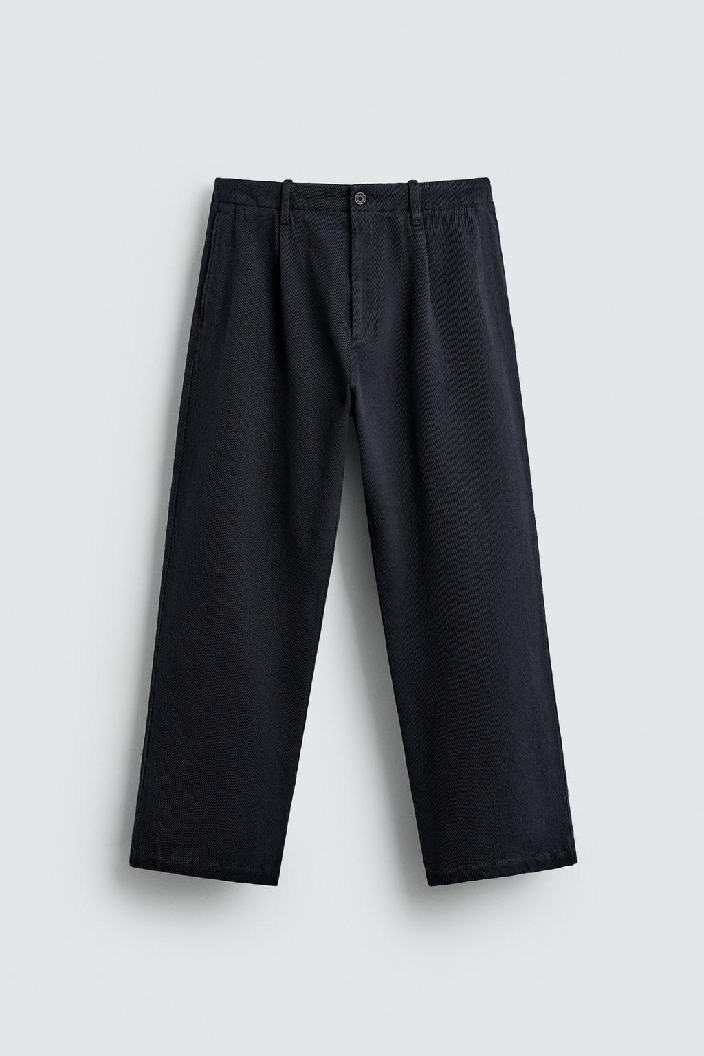 БРЮКИ REGULAR FIT ИЗ ТВИЛА