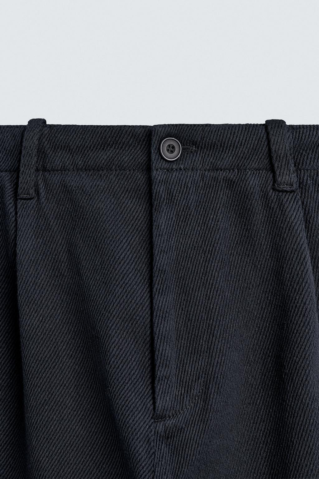 БРЮКИ REGULAR FIT ИЗ ТВИЛА