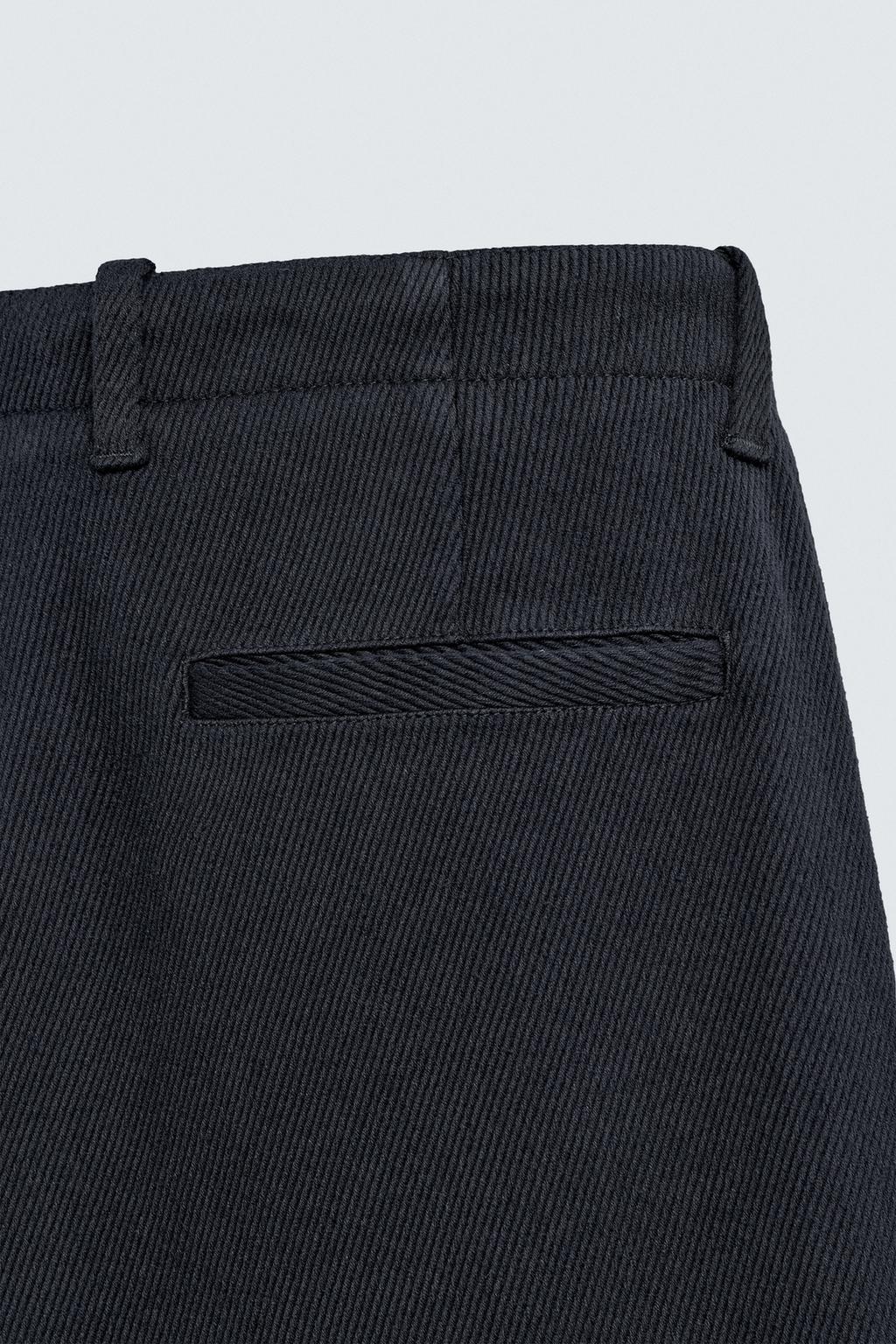 БРЮКИ REGULAR FIT ИЗ ТВИЛА