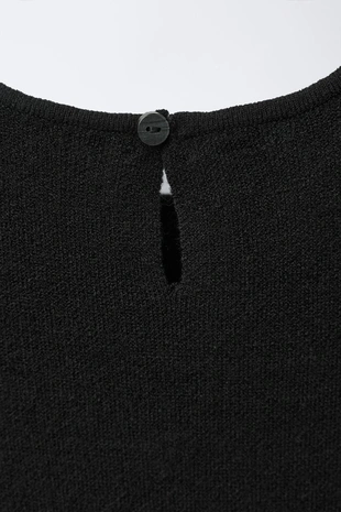 Трикотажное платье с блестящим бантом- Заказать в России