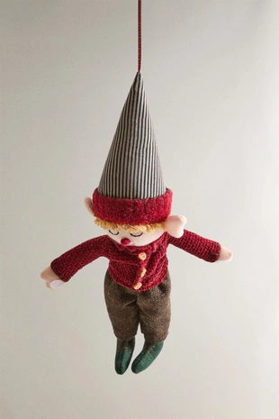 Детская веселая игрушка-эльф на рождество- Заказать в России