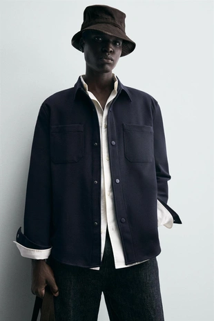 Трикотажная куртка-рубашка M.T. BA. M/L- Заказать в России