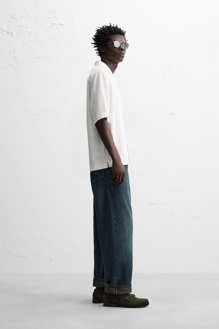 Рубашка свободного кроя