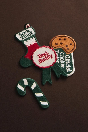 Термоклейкие патчи на рождество (набор из 4 штук)- Заказать в России