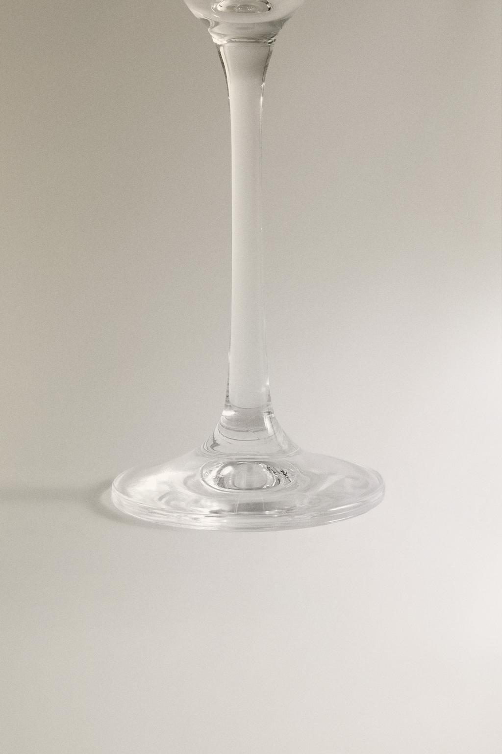 Бокал для шампанского рождественский с линиями