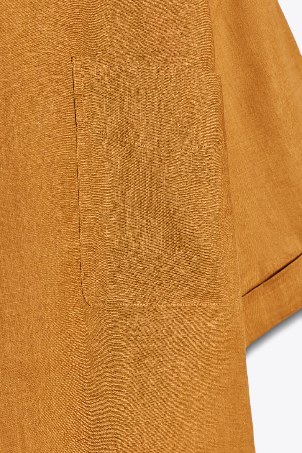 ТОП ИЗ ЛЬНА С КОРОТКИМИ РУКАВАМИ ZW COLLECTION