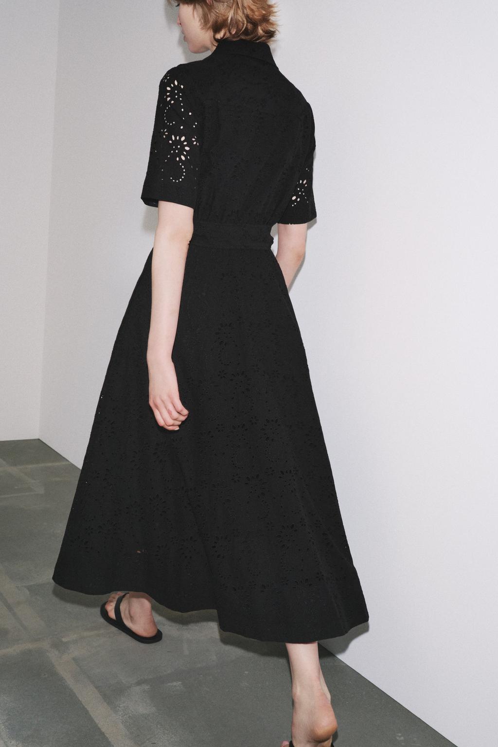 ПЛАТЬЕ-РУБАШКА С ВЫШИВКОЙ — ZW COLLECTION