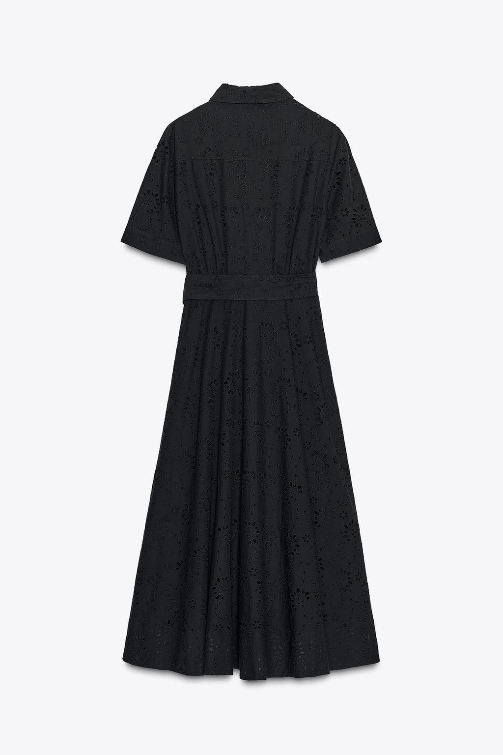 ПЛАТЬЕ-РУБАШКА С ВЫШИВКОЙ — ZW COLLECTION