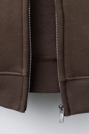 Толстовка на молнии с текстом- Заказать в России