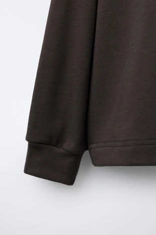 Поло с текстом из вельвета- Заказать в России