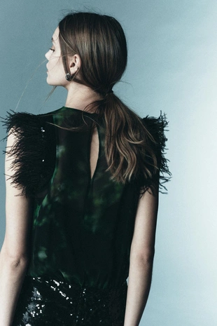 Комбинированное платье с принтом — LIMITED EDITION- Заказать в России