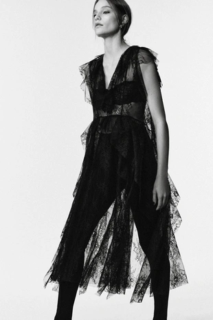 Кружевное платье миди — LIMITED EDITION- Заказать в России