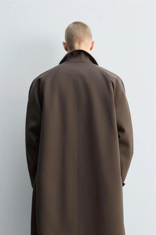 Длинный тренч с шерстью - LIMITED EDITION- Заказать в России