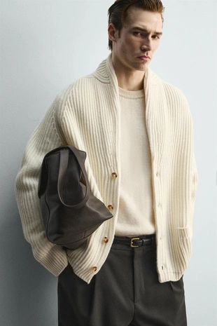 Кардиган с рельефным узором - LIMITED EDITION- Заказать в России