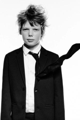 White | 7545/902/250 - Zara Рубашка со съемной атласной бабочкой