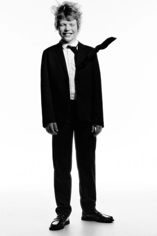 Рубашка со съемной атласной бабочкой- Заказать в России