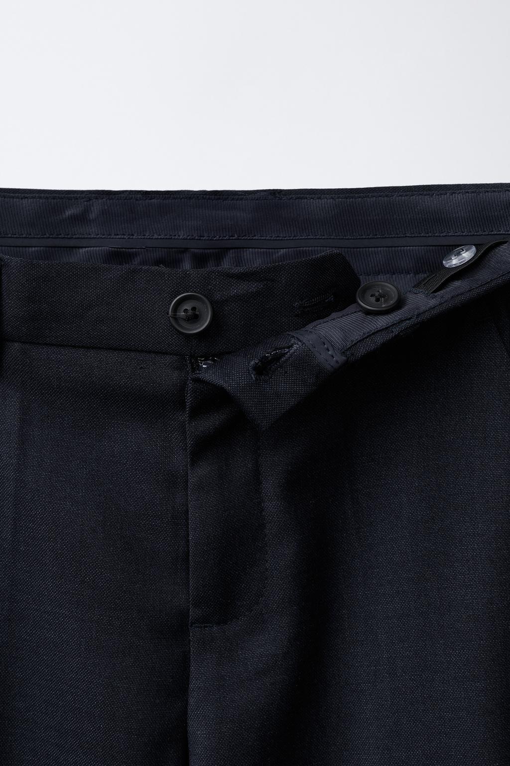 КОСТЮМНЫЕ БРЮКИ ИЗ РЕЛЬЕФНОЙ ТКАНИ