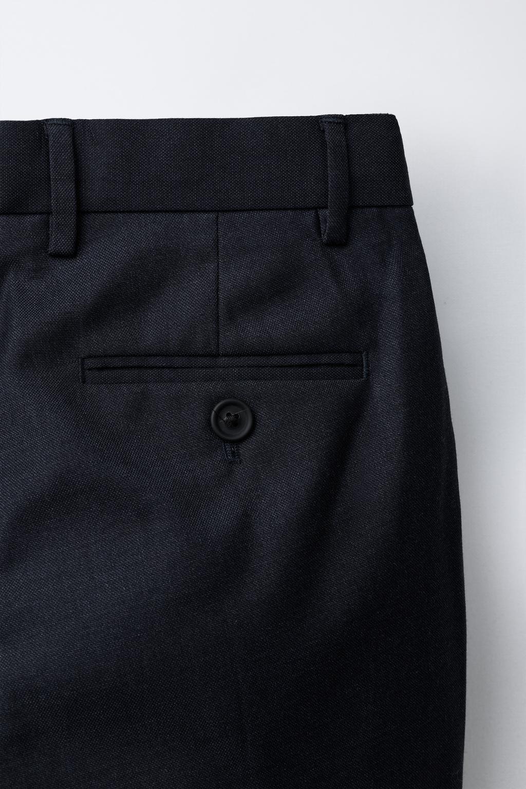 КОСТЮМНЫЕ БРЮКИ ИЗ РЕЛЬЕФНОЙ ТКАНИ