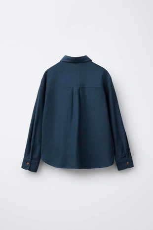 Купить Zara Фланелевая рубашка с карманом