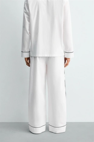 Пижамный комплект с контрастной отделкой, ограниченная серия- Заказать в России