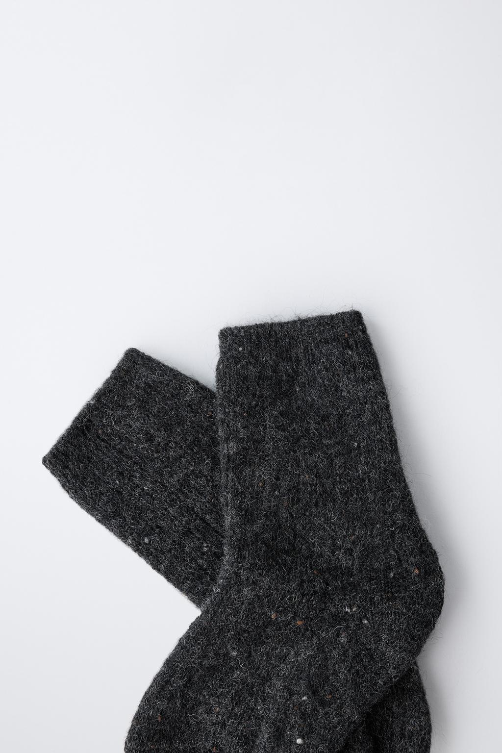 Носки с пуговицами из шерсти 15%