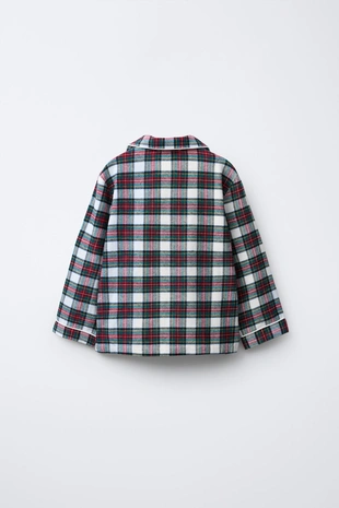 3-6 лет/фланелевая пижама в клетку- Заказать в России