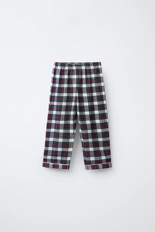 3-6 лет/фланелевая пижама в клетку- Заказать в России