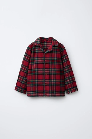 Купить Zara 3–6 лет/фланелевая пижама в клетку
