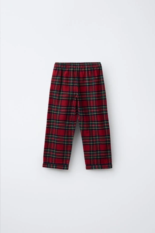 3–6 лет/фланелевая пижама в клетку- Заказать в России