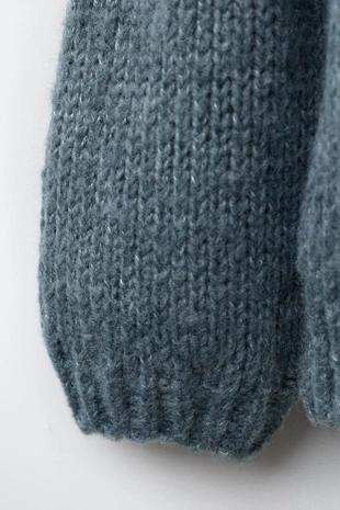 Жаккардовый свитер с блеском- Заказать в России