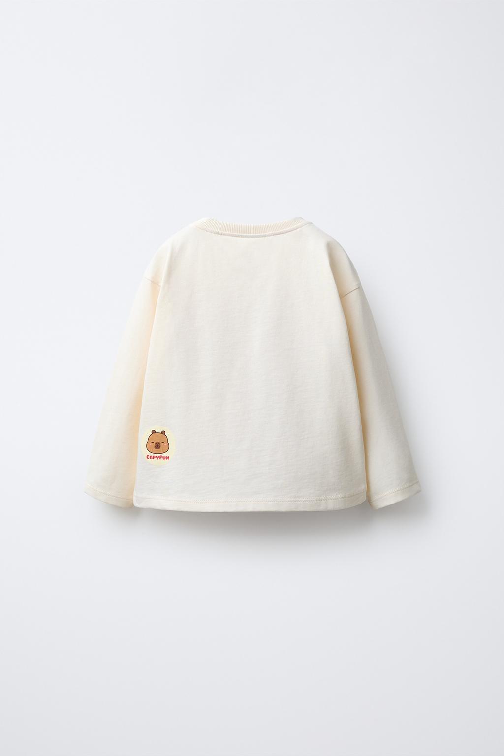 ФУТБОЛКА С ПРИНТОМ CAPIBARA CAPYFUN ©