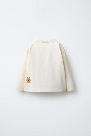 Купить Zara Футболка с принтом CAPIBARA CAPYFUN ©