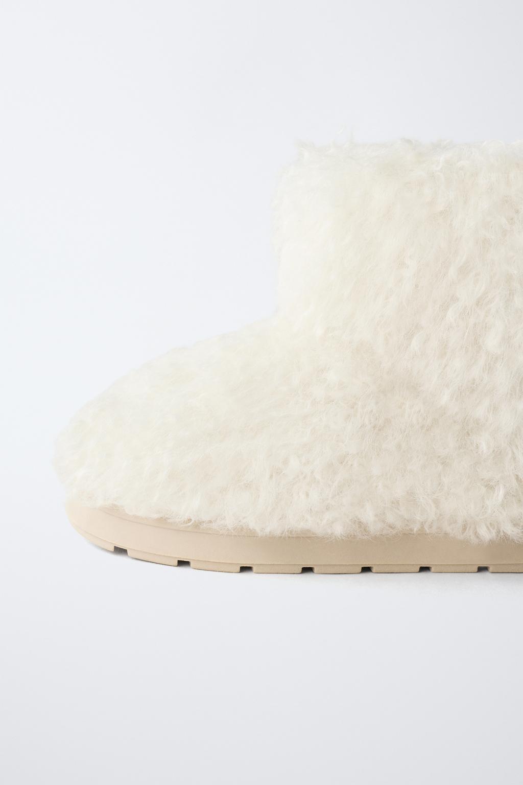 СНЕЖНЫЕ БОТИНКИ ИЗ ИСКУССТВЕННОГО МЕХА